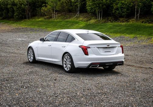 Summit White 2022 Cadillac CT5 Luxury RWD