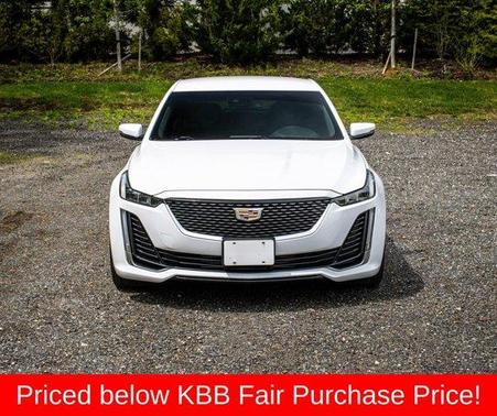 Summit White 2022 Cadillac CT5 Luxury RWD
