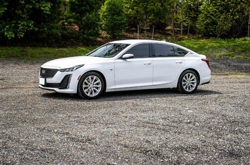 Summit White 2022 Cadillac CT5 Luxury RWD