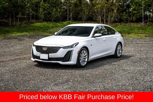 Summit White 2022 Cadillac CT5 Luxury RWD