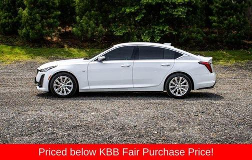 Summit White 2022 Cadillac CT5 Luxury RWD