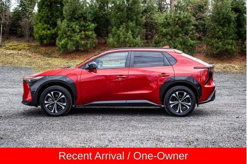 Red 2023 Toyota bZ4X XLE