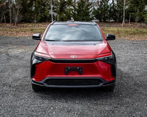 Red 2023 Toyota bZ4X XLE