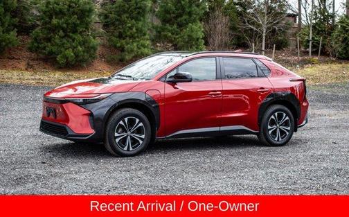Red 2023 Toyota bZ4X XLE