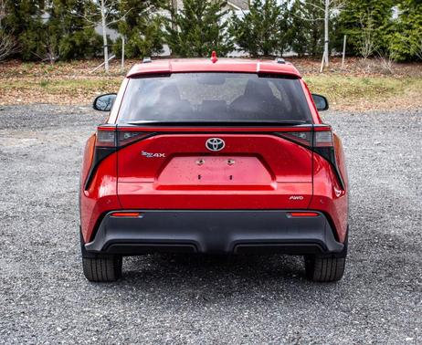 Red 2023 Toyota bZ4X XLE