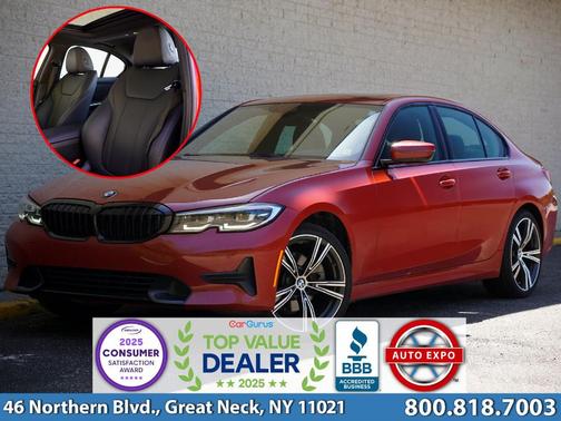Melbourne Red Metallic 2021 BMW 330 i xDrive