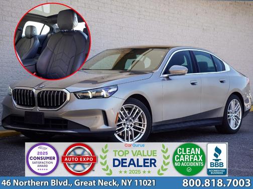 Gray Metallic 2024 BMW 540 i xDrive