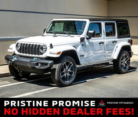 Bright White Clearcoat 2024 Jeep Wrangler 4xe Sport