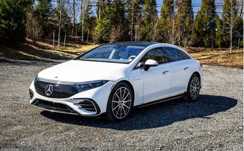 White 2022 Mercedes-Benz EQS 450+ Base