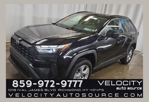 Midnight Black Metallic 2023 Toyota RAV4 Hybrid LE