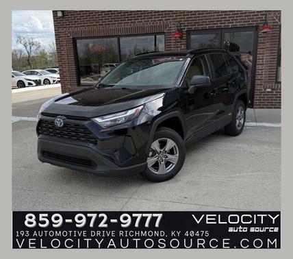 Midnight Black Metallic 2023 Toyota RAV4 Hybrid LE