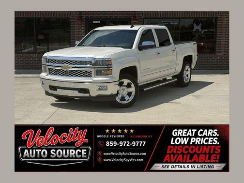 White Diamond Clearcoat 2015 Chevrolet Silverado 1500 LTZ