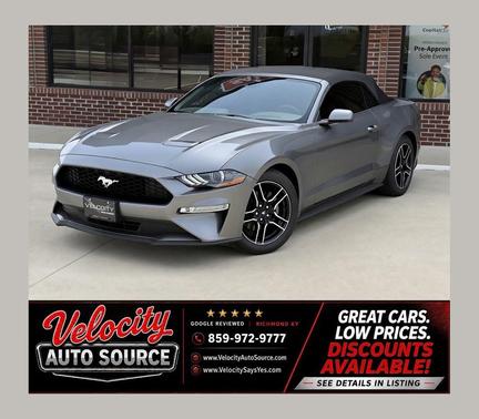 Carbonized Gray Metallic 2021 Ford Mustang EcoBoost Premium