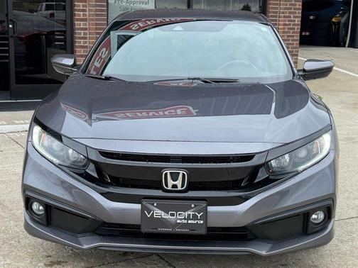 Modern Steel Metallic 2019 Honda Civic Sport