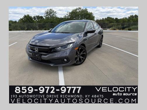 Modern Steel Metallic 2019 Honda Civic Sport
