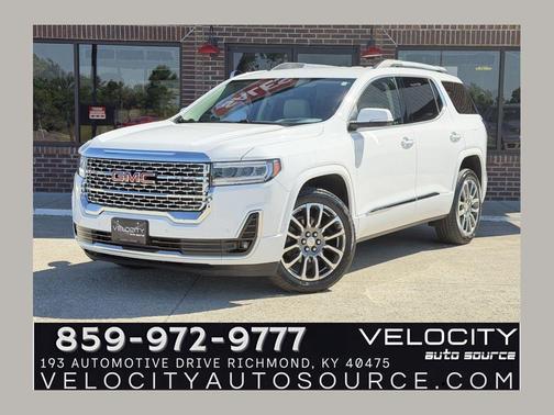 Summit White 2023 GMC Acadia Denali