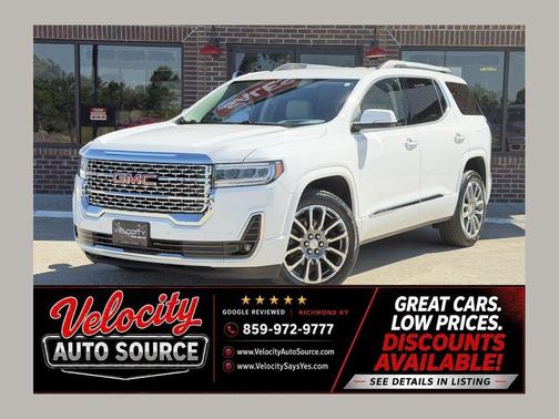 Summit White 2023 GMC Acadia Denali