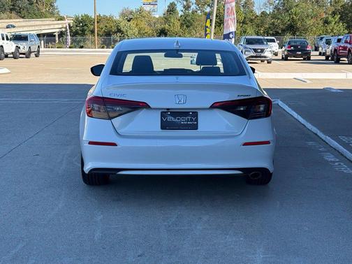 Platinum White Pearl 2023 Honda Civic Sport