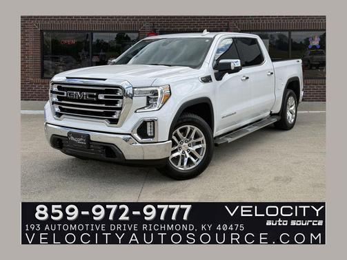 White Frost Tricoat 2021 GMC Sierra 1500 SLT