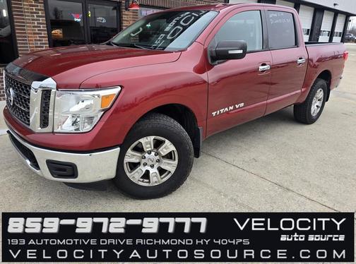 Cayenne Red 2018 Nissan Titan SV Truck