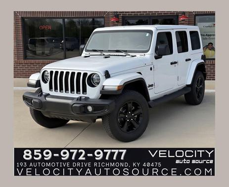 Bright White Clearcoat 2021 Jeep Wrangler Unlimited Sahara
