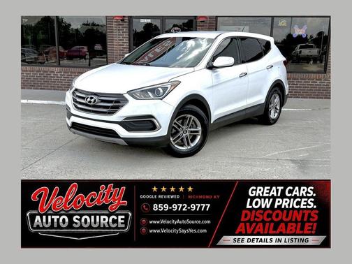 Pearl White 2018 Hyundai Santa Fe Sport 2.4L