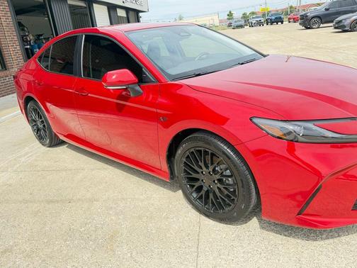 Supersonic Red 2025 Toyota Camry LE