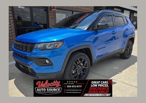 Laser Blue Pearlcoat 2023 Jeep Compass Latitude