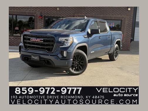 Pacific Blue Metallic 2021 GMC Sierra 1500 Elevation