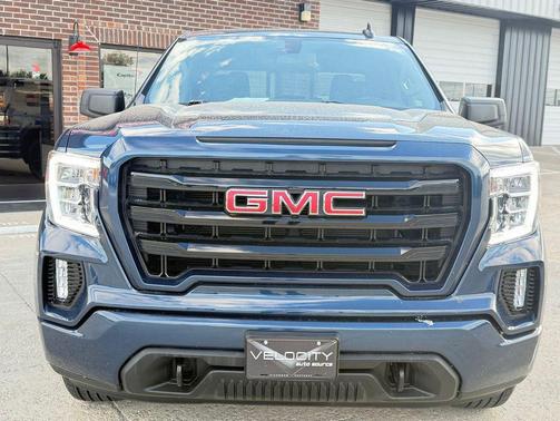 Pacific Blue Metallic 2021 GMC Sierra 1500 Elevation