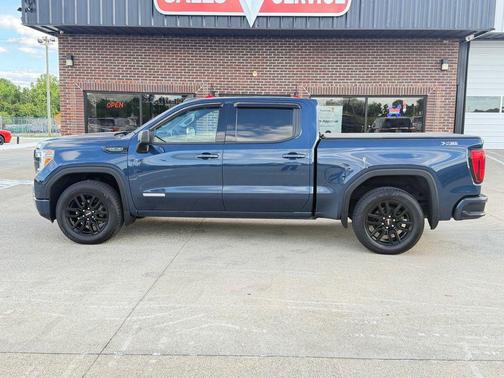 Pacific Blue Metallic 2021 GMC Sierra 1500 Elevation
