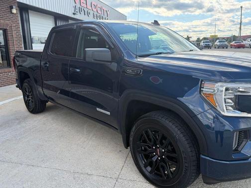 Pacific Blue Metallic 2021 GMC Sierra 1500 Elevation