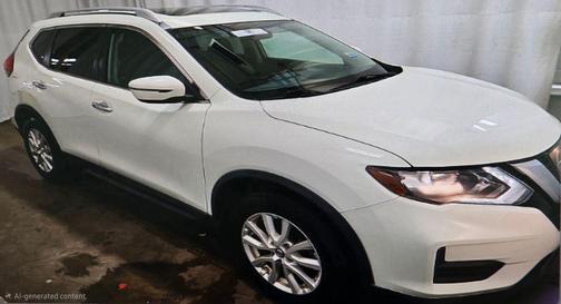 Glacier White 2017 Nissan Rogue SV