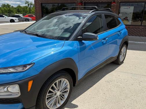 Surf Blue w/Dark Gray Roof 2020 Hyundai KONA SEL