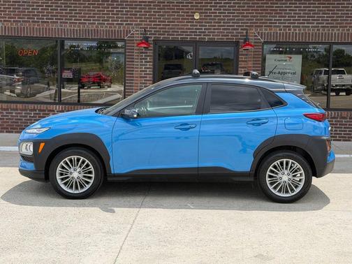 Surf Blue w/Dark Gray Roof 2020 Hyundai KONA SEL