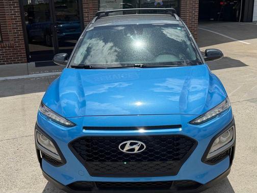 Surf Blue w/Dark Gray Roof 2020 Hyundai KONA SEL