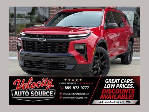Radiant Red Tintcoat 2024 Chevrolet Traverse RS