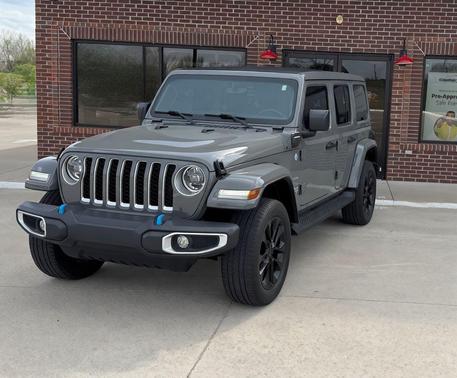 Sting-Gray Clearcoat 2023 Jeep Wrangler 4xe Sahara
