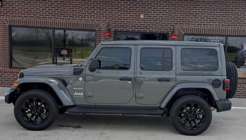 Sting-Gray Clearcoat 2023 Jeep Wrangler 4xe Sahara