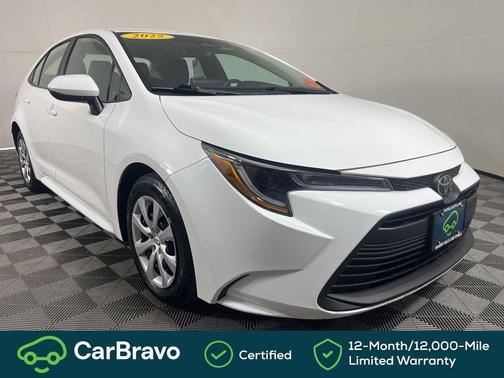 White 2025 Toyota Corolla LE
