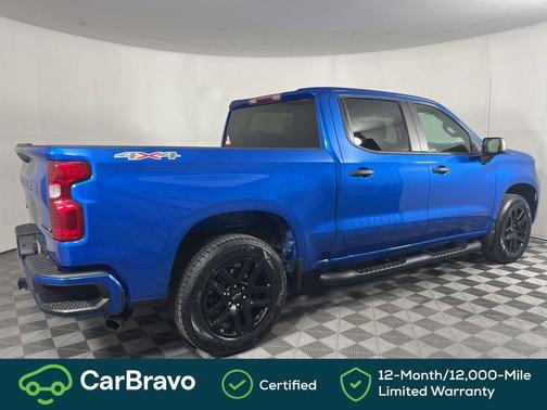 Glacier Blue Metallic 2023 Chevrolet Silverado 1500 Custom