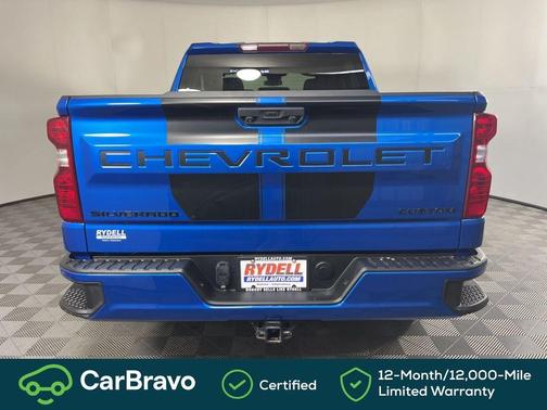 Glacier Blue Metallic 2023 Chevrolet Silverado 1500 Custom