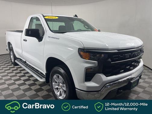 Summit White 2025 Chevrolet Silverado 1500 WT