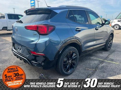 Ocean Blue Metallic 2024 Buick Encore GX Sport Touring