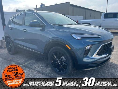 Ocean Blue Metallic 2024 Buick Encore GX Sport Touring