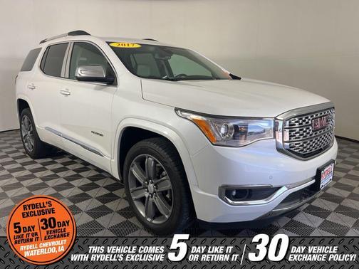 White Frost Tri-Coat 2017 GMC Acadia Denali