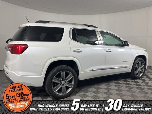 White Frost Tri-Coat 2017 GMC Acadia Denali