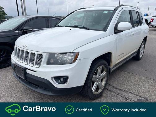 Bright White Clearcoat 2014 Jeep Compass Latitude