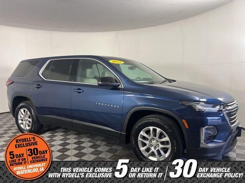 Northsky Blue Metallic 2023 Chevrolet Traverse LS