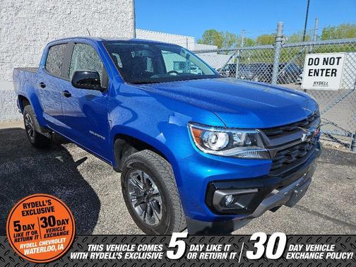 Bright Blue Metallic 2022 Chevrolet Colorado Z71